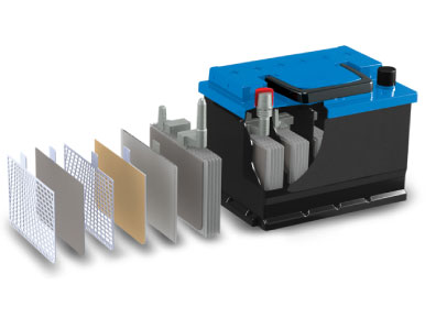 Tropical Batteries battery Illustration